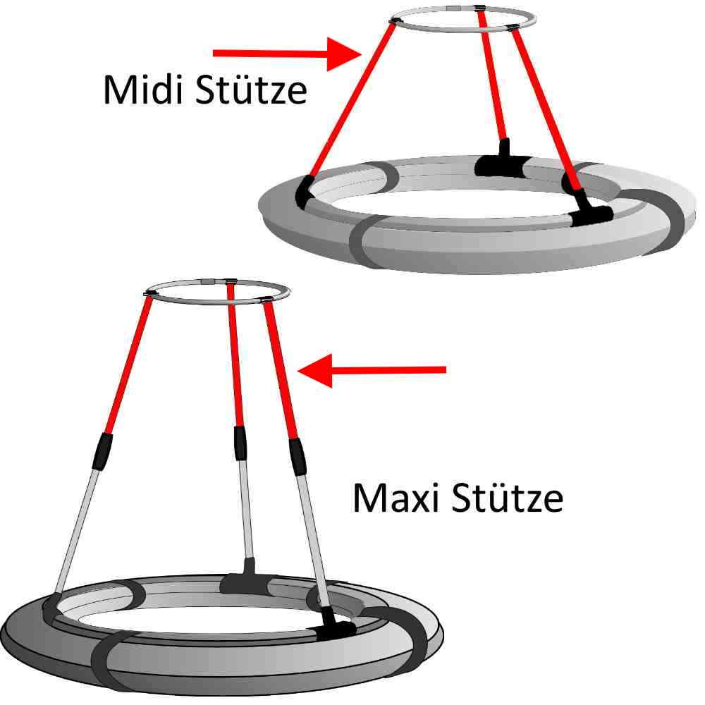 Artikelbild 2 des Artikels “Laubschutz Alu-Rohr, 80 cm, mit einem Gewinde/Tülle “